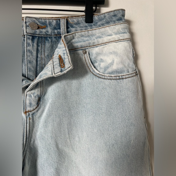 SER.O.YA Saphira Double Waistband Wide Leg Jeans in Skylight NWT - Picture 15 of 16